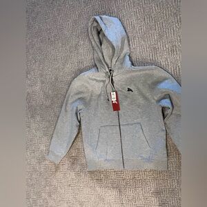 Gray Zip-Up Hoodie